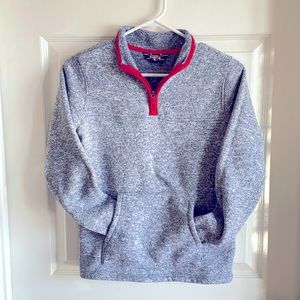 Youth Quarter Zip Fleece Top